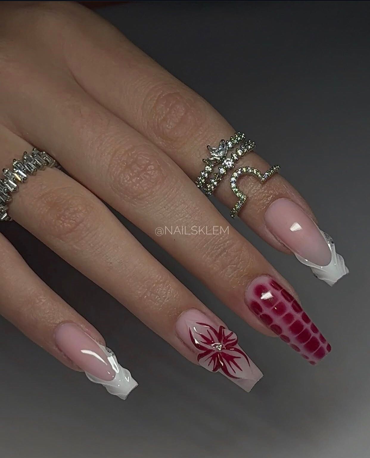 Nail art NAILSKLEM création 1